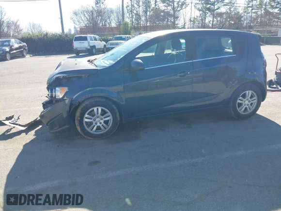 2014 Chevrolet Sonic LT with VIN 1G1JC6SH3E4203331, listed as a IAAI auction lot 41595915 with 161,876 mi miles. Bid and sale history available at carsss.com. Image 17.