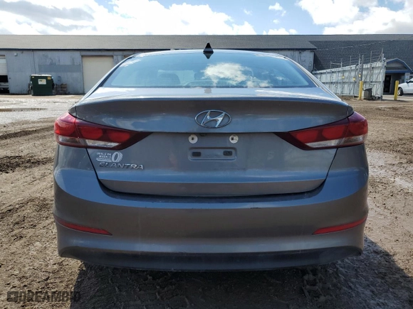 2018 Hyundai Elantra Value Edition with VIN 5NPD84LF2JH305201, listed as a Copart auction lot 53909375 with 169,334 mi miles and Clean Title. Bid and sale history available at carsss.com. Image 6.