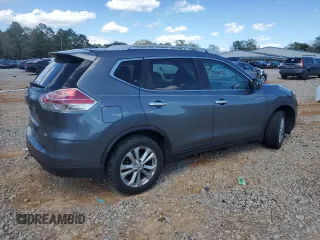2015 Nissan Rogue S with VIN 5N1AT2MLXFC840222, listed as a Copart auction lot 50228225 with 200,263 mi miles and Salvage Title. Bid and sale history available at DreamBid. Image 3.
