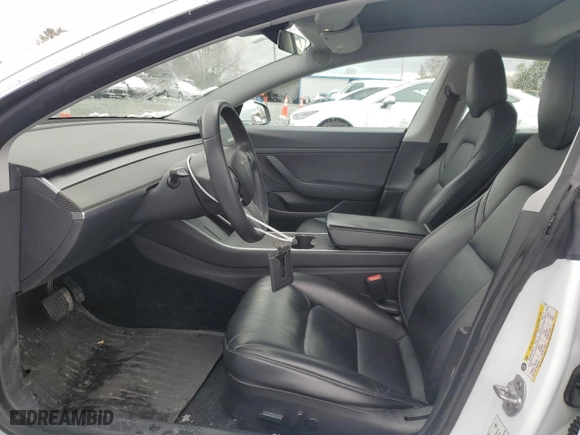 2020 Tesla Model 3 Standard Range Plus with VIN 5YJ3E1EA2LF737423, listed as a Copart auction lot 45095845 with 98,637 mi miles and Salvage Title. Bid and sale history available at carsss.com. Image 7.