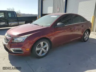 2015 Chevrolet Cruze LT with VIN 1G1PE5SB2F7184698, listed as a Copart auction lot 49101755 with 143,420 mi miles and Salvage Title. Bid and sale history available at carsss.com. Image 1.