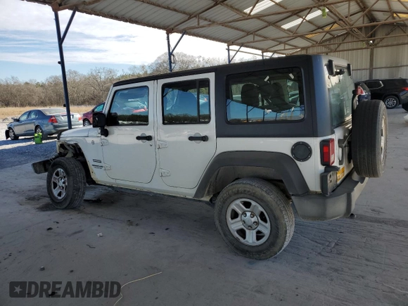 2016 Jeep Wrangler Unlimited Sport RHD with VIN 1C4BJWKG7GL312375, listed as a Copart auction lot 47437615 with 211,074 mi miles and Salvage title. Bid and sale history available at DreamBid. Image 2.