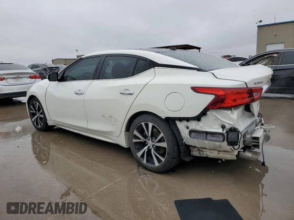 2018 Nissan Maxima SR with VIN 1N4AA6AP4JC383639, listed as a Copart auction lot 44697945 with 93,159 mi miles and Salvage Title. Bid and sale history available at carsss.com. Image 2.