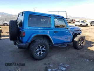 2021 Jeep Wrangler Rubicon with VIN 1C4HJXCG9MW794033, listed as a Copart auction lot 82809014 with 30,590 mi miles and Salvage title. Bid and sale history available at DreamBid. Image 3.