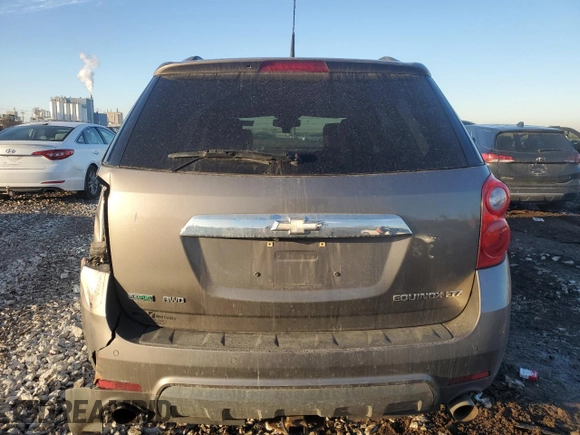 2012 Chevrolet Equinox LTZ with VIN 2GNFLGE57C6211455, listed as a Copart auction lot 46452445 with 145,350 mi miles and Salvage Title. Bid and sale history available at carsss.com. Image 6.