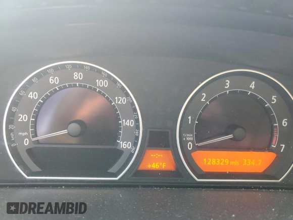 2005 BMW 7 Series 745Li with VIN WBAGN63535DS59721, listed as a Copart auction lot 45388375 with 128,329 mi miles and Salvage title. Bid and sale history available at DreamBid. Image 9.