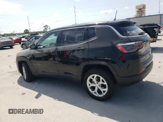 2024 Jeep Compass Sport with VIN 3C4NJDAN5RT136547, listed as a Copart auction lot 59249605 with 10,617 mi miles and Salvage title. Bid and sale history available at DreamBid. Image 2.