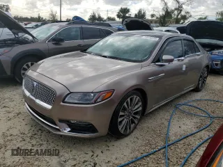 2020 Lincoln Continental Standard with VIN 1LN6L9PKXL5603974, listed as a Copart auction lot 74670224 with 0 mi miles and Salvage Title. Bid and sale history available at carsss.com. Image 1.