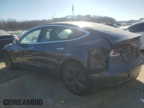 2020 Tesla Model 3 Standard Range Plus with VIN 5YJ3E1EA2LF658205, listed as a Copart auction lot 42481975 with 55,303 mi miles and Salvage Title. Bid and sale history available at DreamBid. Image 2.