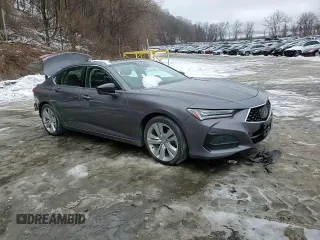 2021 Acura TLX w/Technology Package with VIN 19UUB6F48MA001374, listed as a Copart auction lot 44976495 with 31,888 mi miles and Salvage Title. Bid and sale history available at carsss.com. Image 13.