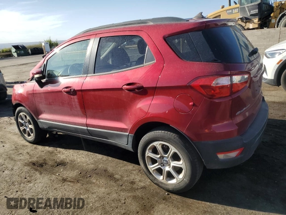 2019 Ford EcoSport SE with VIN MAJ3S2GE9KC261591, listed as a Copart auction lot 52776235 with 30,651 mi miles and Salvage title. Bid and sale history available at DreamBid. Image 2.
