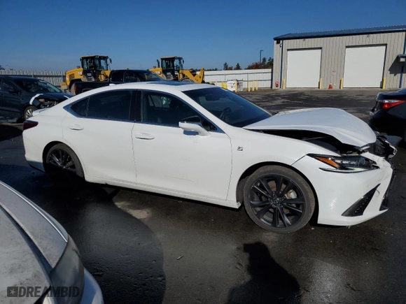2023 Lexus ES with VIN 58AJZ1B19PU149763, listed as a Copart auction lot 78696944 with 21,651 mi miles and Salvage Title. Bid and sale history available at carsss.com. Image 4.