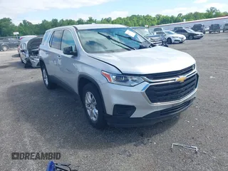2021 Chevrolet Traverse LS with VIN 1GNERFKW3MJ200569, listed as a IAAI auction lot 42279102 with 73,783 mi miles and . Bid and sale history available at DreamBid. Image 1.