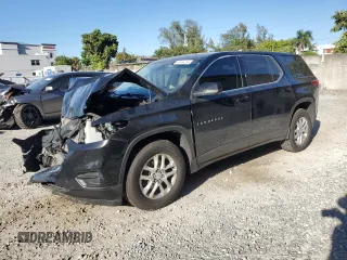 2021 Chevrolet Traverse LS with VIN 1GNERFKW6MJ267537, listed as a Copart auction lot 52134765 with 79,147 mi miles and Non Repairable. Bid and sale history available at carsss.com. Image 1.