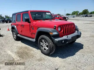 2022 Jeep Wrangler Unlimited Sport S z VIN 1C4HJXDG6NW240786, wystawiony jako Copart lot #59190995 z przebiegiem 46 172 mil mil oraz Szkoda całkowita • Salvage title. Historia ofert i sprzedaży dostępna na DreamBid. Obrazek 14.