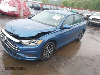 2021 Volkswagen Jetta S with VIN 3VWC57BU9MM054792, listed as a IAAI auction lot 42244993 with 12,494 mi miles and . Bid and sale history available at DreamBid. Image 2.