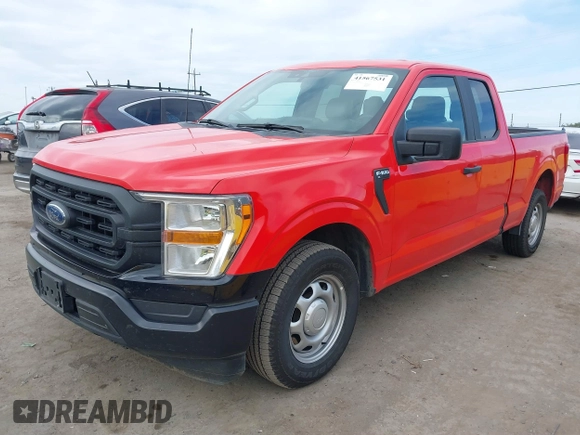 2021 Ford F-150 XL with VIN 1FTEX1C87MKD91747, listed as a IAAI auction lot 41567531 with 146,817 mi miles and . Bid and sale history available at DreamBid. Image 17.