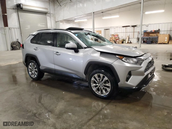2019 Toyota RAV4 Limited with VIN JTMN1RFVXKJ004094, listed as a Copart auction lot 46360445 with 77,859 mi miles and Salvage Title. Bid and sale history available at carsss.com. Image 4.