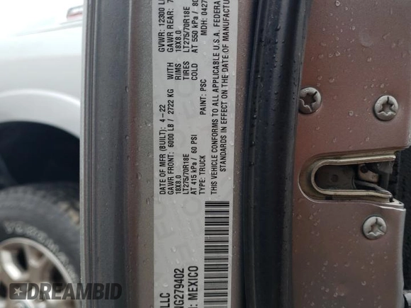 2022 Ram 3500 Laramie z VIN 3C63R3ML5NG279402, wystawiony jako Copart lot #57615835 z przebiegiem 72 313 mil mil oraz Czysty tytuł • Clean title. Historia ofert i sprzedaży dostępna na DreamBid. Obrazek 13.
