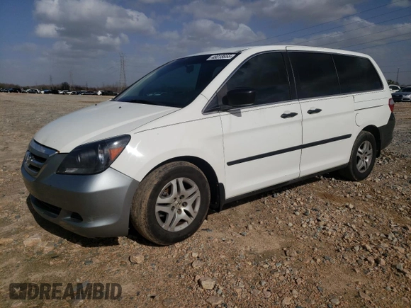 2006 Honda Odyssey LX with VIN 5FNRL38226B057820, listed as a Copart auction lot 48018655 with 233,755 mi miles and Salvage Title. Bid and sale history available at carsss.com. Image 1.