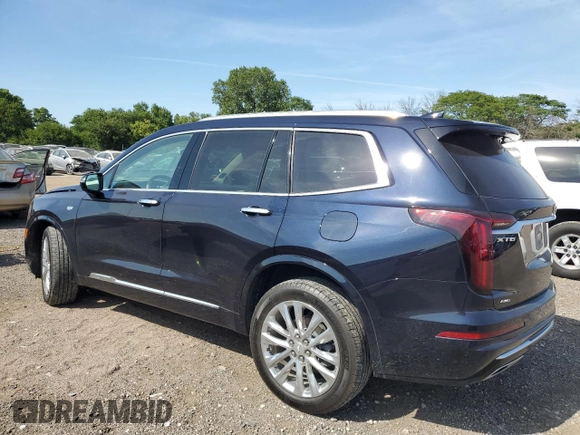 2022 Cadillac XT6 Premium Luxury with VIN 1GYKPDRS6NZ101878, listed as a Copart auction lot 68635424 with 37,146 mi miles and Salvage Title. Bid and sale history available at carsss.com. Image 2.