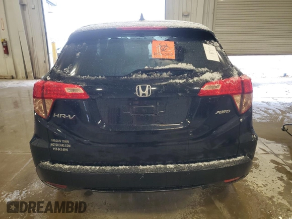 2016 Honda HR-V EX with VIN 3CZRU6H5XGM722026, listed as a Copart auction lot 51142565 with 95,500 mi miles and Non Repairable. Bid and sale history available at DreamBid. Image 6.