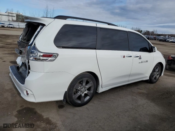 2015 Toyota Sienna SE with VIN 5TDXK3DC6FS562294, listed as a Copart auction lot 80964124 with 97,692 mi miles and Clean Title. Bid and sale history available at carsss.com. Image 3.