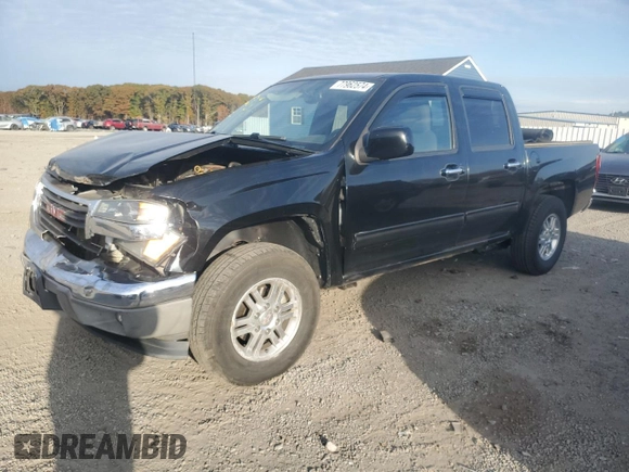 2011 GMC Canyon SLE1 with VIN 1GTH6MFE5B8105214, listed as a Copart auction lot 77962574 with 192,307 mi miles and Clean Title. Bid and sale history available at carsss.com. Image 1.
