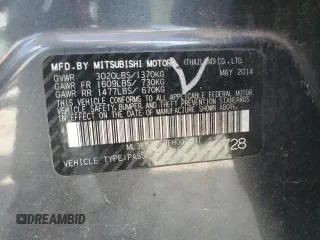 2015 Mitsubishi Mirage DE with VIN ML32A3HJ7FH002331, listed as a Copart auction lot 57827745 with 106,991 mi miles and Clean title. Bid and sale history available at DreamBid. Image 12.