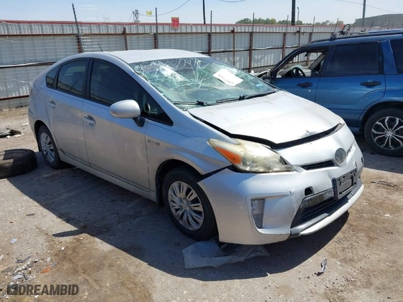 2012 Toyota Prius One with VIN JTDKN3DU0C5448805, listed as a IAAI auction lot 41837308 with 251,217 mi miles. Bid and sale history available at carsss.com. Image 1.