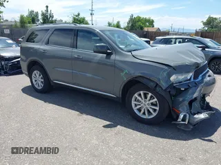 2022 Dodge Durango SXT with VIN 1C4RDJAG4NC230482, listed as a IAAI auction lot 42649856 with 40,536 mi miles and . Bid and sale history available at DreamBid. Image 1.