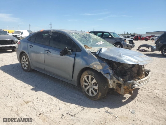 2020 Toyota Corolla LE with VIN JTDEPRAE5LJ070219, listed as a Copart auction lot 49513985 with 81,159 mi miles and Salvage Title. Bid and sale history available at carsss.com. Image 4.
