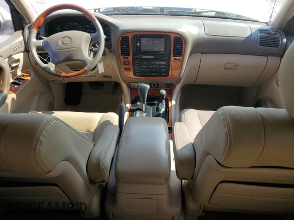 1999 Lexus LX 470 z VIN JT6HT00W1X0074382, wystawiony jako Copart lot #53612205 z przebiegiem 256 689 mil mil oraz Szkoda całkowita • Salvage title. Historia ofert i sprzedaży dostępna na DreamBid. Obrazek 8.
