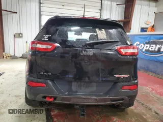 2017 Jeep Cherokee Trailhawk L Plus with VIN 1C4PJMBS9HD218394, listed as a Copart auction lot 49818695 with 73,863 mi miles and Salvage Title. Bid and sale history available at carsss.com. Image 6.