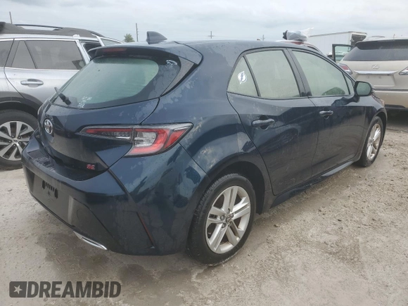 2019 Toyota Corolla Hatchback SE with VIN JTNK4RBE2K3044878, listed as a Copart auction lot 75942024 with 77,202 mi miles and Non Repairable. Bid and sale history available at carsss.com. Image 3.