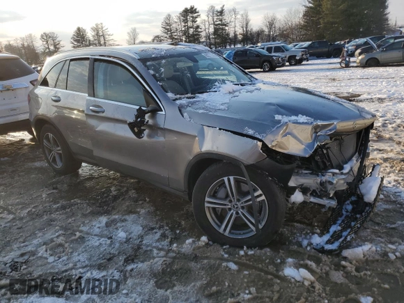 2020 Mercedes-Benz GLC with VIN W1N0G8EB4LF849854, listed as a Copart auction lot 88277315 with 7,224 mi miles and Salvage Title. Bid and sale history available at carsss.com. Image 4.