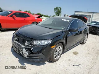 2017 Honda Civic LX z VIN 19XFC2F52HE067797, wystawiony jako Copart lot #56665325 z przebiegiem 75 523 mil mil oraz Szkoda całkowita • Salvage title. Historia ofert i sprzedaży dostępna na DreamBid. Obrazek 1.