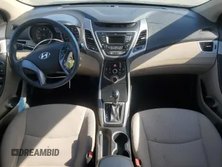 2014 Hyundai Elantra SE with VIN 5NPDH4AE1EH511187, listed as a Copart auction lot 55486415 with 121,124 mi miles and Salvage Title. Bid and sale history available at DreamBid. Image 8.