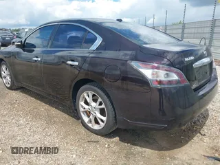 2014 Nissan Maxima S with VIN 1N4AA5AP7EC455739, listed as a IAAI auction lot 42776028 with 149,515 mi miles and . Bid and sale history available at DreamBid. Image 3.