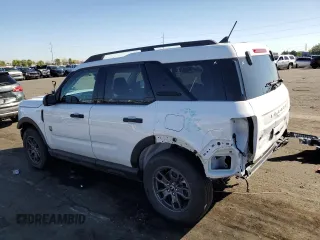 2024 Ford Bronco Sport Big Bend with VIN 3FMCR9B68RRE16976, listed as a Copart auction lot 72742844 with 1,757 mi miles and Salvage title. Bid and sale history available at DreamBid. Image 2.