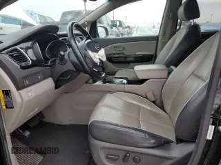2015 Kia Sedona SX with VIN KNDMC5C13F6022249, listed as a Copart auction lot 83249054 with 0 mi miles and Clean Title. Bid and sale history available at carsss.com. Image 7.