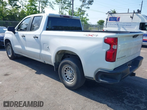 2019 Chevrolet Silverado 1500 Work Truck with VIN 1GCRYAEH3KZ392586, listed as a IAAI auction lot 42116607 with 122,537 mi miles and . Bid and sale history available at DreamBid. Image 3.