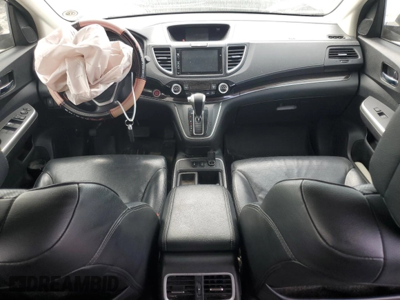2015 Honda CR-V EX-L with VIN 2HKRM3H79FH531580, listed as a Copart auction lot 46922845 with 0 mi miles and Salvage Title. Bid and sale history available at carsss.com. Image 8.