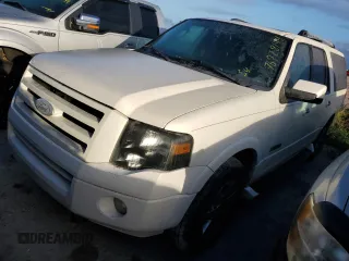 2007 Ford Expedition EL Limited with VIN 1FMFK20527LA23103, listed as a Copart auction lot 76988144 with 0 mi miles and Salvage Title. Bid and sale history available at carsss.com. Image 1.