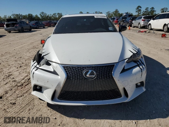 2015 Lexus IS 350 with VIN JTHCE1D21F5009056, listed as a Copart auction lot 80778364 with 81,496 mi miles and Salvage Title. Bid and sale history available at carsss.com. Image 5.