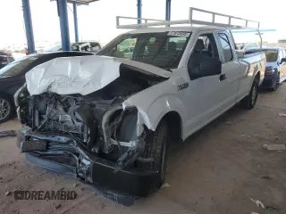 2017 Ford F-150 XL z VIN 1FTEX1CFXHKE52187, wystawiony jako Copart lot #57912035 z przebiegiem 186 391 mil mil oraz Szkoda całkowita • Salvage title. Historia ofert i sprzedaży dostępna na DreamBid. Obrazek 1.