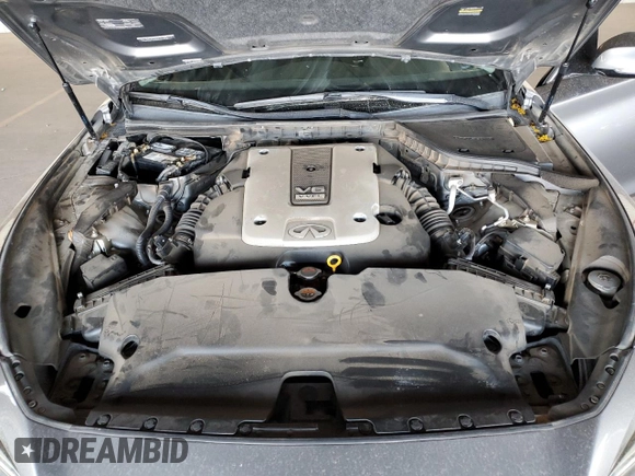 2015 Infiniti Q50 Premium with VIN JN1BV7AP1FM342088, listed as a Copart auction lot 56920195 with 106,585 mi miles and Salvage title. Bid and sale history available at DreamBid. Image 11.