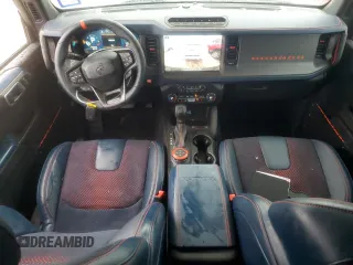 2023 Ford Bronco Raptor with VIN 1FMEE5JR5PLC05576, listed as a Copart auction lot 87668905 with 6,663 mi miles and Salvage Title. Bid and sale history available at carsss.com. Image 8.