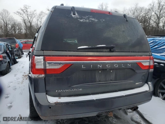 2015 Lincoln Navigator with VIN 5LMJJ2JTXFEJ12346, listed as a Copart auction lot 45914175 with 97,087 mi miles and Salvage Title. Bid and sale history available at carsss.com. Image 6.