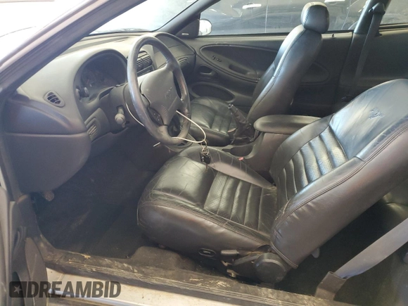 2001 Ford Mustang GT Deluxe with VIN 1FAFP42X91F185242, listed as a Copart auction lot 49330035 with 90,456 mi miles and Salvage Title. Bid and sale history available at carsss.com. Image 7.
